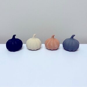 Target Bullseye Playground Fall Thanksgiving set of 4 small terracotta pumpkins